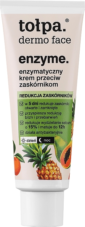 Enzymatische Gesichtscreme gegen Mitesser - Tolpa Dermo Face Cream — Bild N1