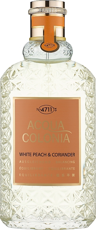 Maurer & Wirtz 4711 Acqua Colonia White Peach & Coriander - Eau de Cologne — Bild N3