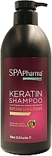 Haarshampoo mit Keratin, angereichert mit Jericho-Rose - Spa Pharma Keratin Shampoo Enriched With Rose Of Jerycho — Bild N1