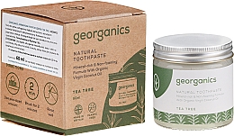 Natürliche Zahnpasta mit Teebaum-Geschmack - Georganics Tea Tree Natural Toothpaste — Bild N1