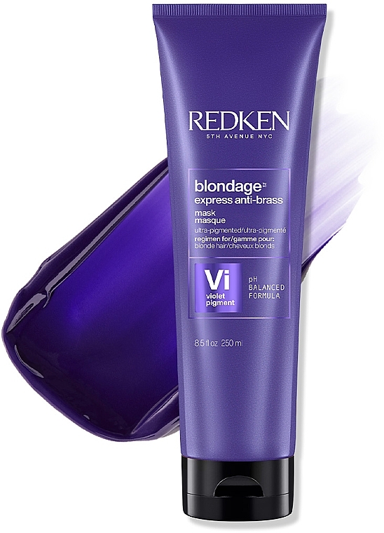 Haarmaske gegen Gelbstich - Redken Color Extend Blondage Express Anti-Brass Mask — Bild N3