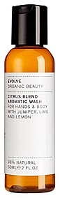 Flüssigseife für Hände und Körper Zitrusmischung - Evolve Beauty Citrus Blend Aromatic Wash — Bild N1