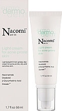 Leichte Creme für Problemhaut - Nacomi Next Level Dermo Light Cream For Acne-prone Skin — Bild N2