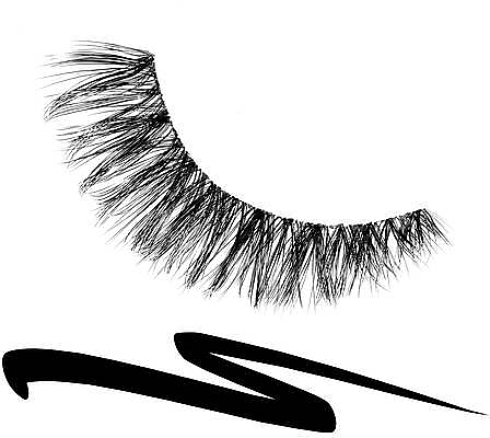 Make-up Set - NYX Professional Makeup Feathery Flirt Lash Kit (Eyeliner 1ml + Wimpern) — Bild N4