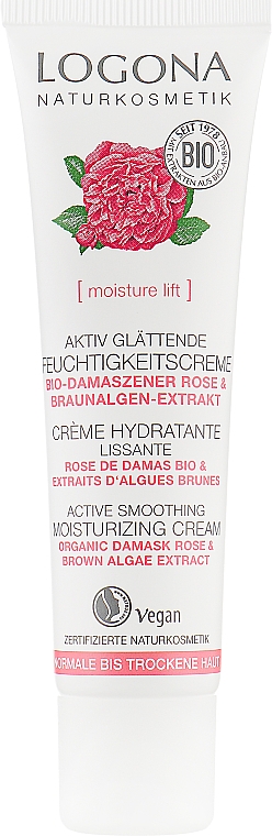 Bio-Tagescreme für trockene Haut - Logona Facial Care Day Cream Organic Rose — Bild N2