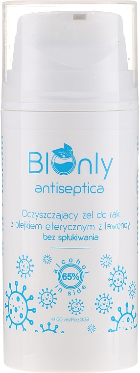 Antibakterielles Handgel mit ätherischem Lavendelöl - BIOnly Antiseptica Antibacterial Gel — Bild N3