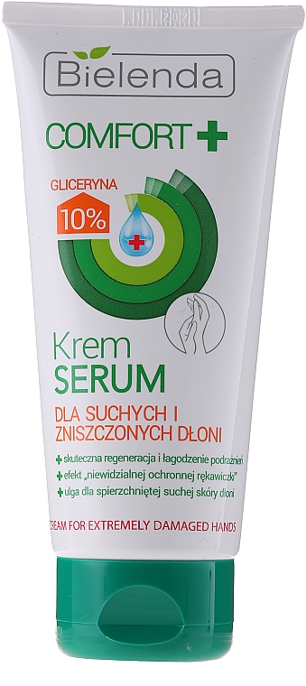 Handcreme-Serum für trockene und geschädigte Haut - Bielenda Comfort Cream For Extremely Damaged Hand Skin