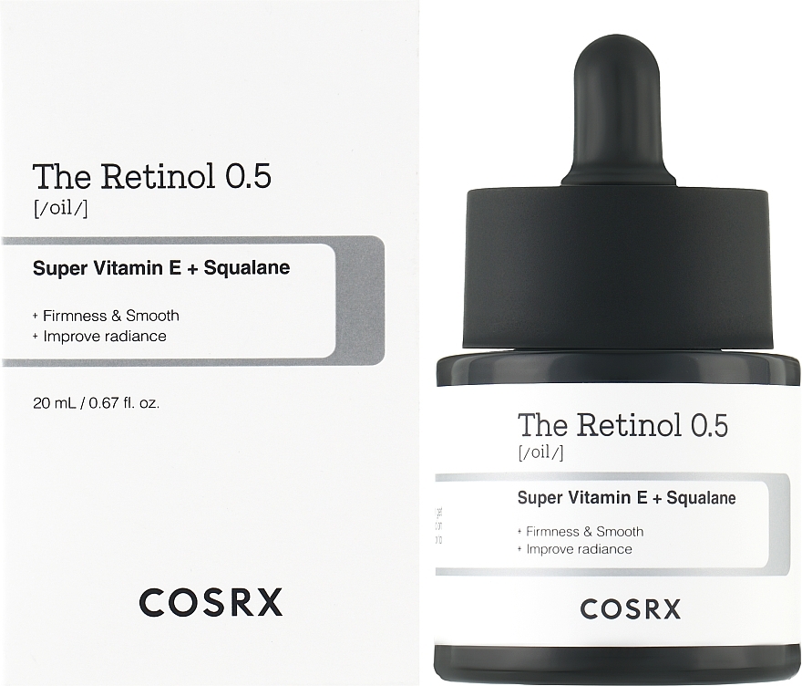 Gesichtsöl mit Retinol 0,5 % - Cosrx The Retinol 0.5 Super Vitamin E + Squalane — Bild N2