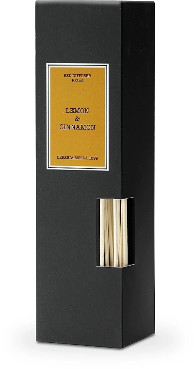 Cereria Molla Lemon & Cinnamon Reed Diffuser  - Aromadiffusor Zitrone & Zimt  — Bild N2