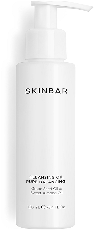 Gesichtsreinigungsöl mit Traubenkernöl und Süßmandelöl - SKINBAR Grape Seed Oil & Sweet Almond Oil Cleansing Oil — Bild N2