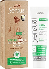 Düfte, Parfümerie und Kosmetik Enthaarungscreme für den Körper mit Aloe - Joanna Sensual Vegan Depilation Cream