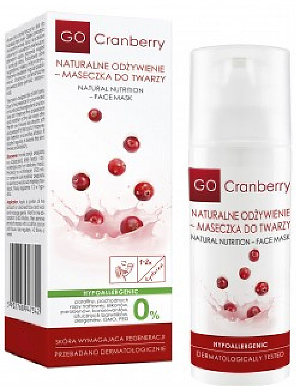 Gesichtsreinigungsmaske - GoCranberry Natural Nutrition Facial Mask