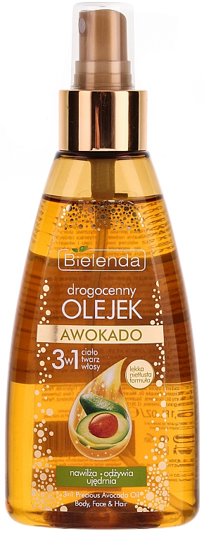 3in1 Avocadoöl für Körper, Gesicht und Haare - Bielenda Precious Avocado Oil 3in1 — Foto N1