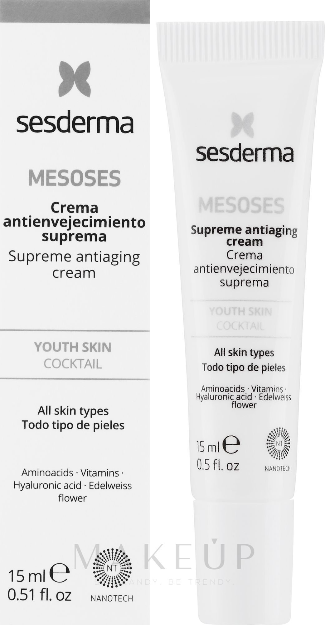 Anti-Aging-Gesichtscreme - SesDerma Mesoses Supreme Antiaging Cream — Bild 15 ml