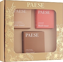 Düfte, Parfümerie und Kosmetik Set - Paese Kiss My Cheeks (Warm) (Rouge 4g + Bronzer 12g + Highlighter 4g) 