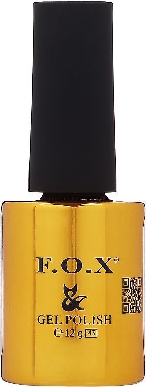 Gelnagellack - F.O.X Gold French — Bild N1