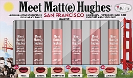 Flüssiges mattes Lippenstift-Set - TheBalm Meet Matt(e) Hughes Mini Kit San Francisco (Flüssiger Lippenstift 6x1,2ml) — Bild N1