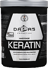 Creme-Maske für das Haar mit Keratin und Milcheiweißextrakt - Dalas Cosmetics Keratin Mask — Bild N3