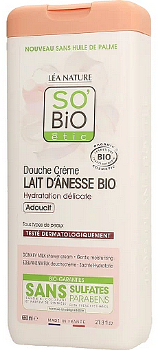 Duschcreme - So'Bio Donkey Milk Shower Cream — Bild N1