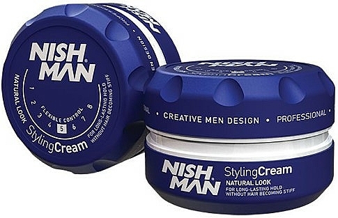 Haarstylingcreme Mittlerer Halt No.5 - Nishman Hair Styling Cream Medium Hold No.5 — Bild N1