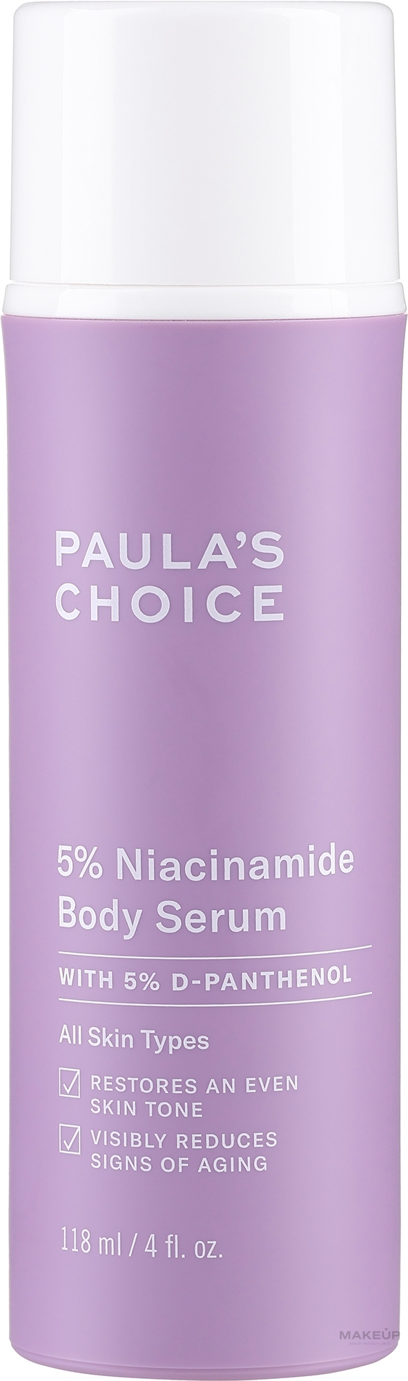 Körperserum mit 5 % Niacinamid - Paula's Choice 5% Niacinamide Body Serum  — Bild 118 ml