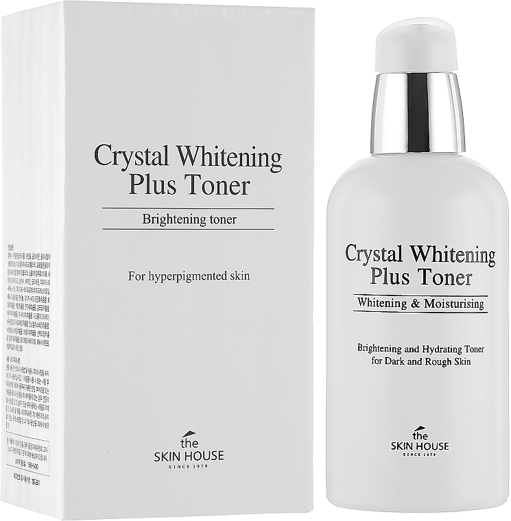 Aufhellendes und feuchtigkeitsspendendes Gesichtstonikum für hyperpigmentierte Haut - The Skin House Crystal Whitening Plus Toner — Bild N2