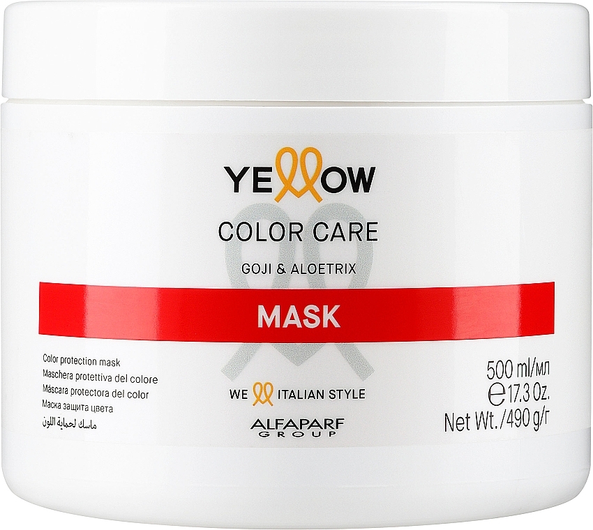 Schutzmaske für die Haarfarbe - Yellow Color Care Mask — Bild N1