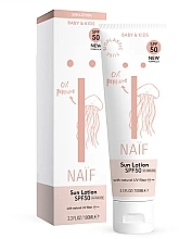 Sonnenschutzlotion für Babys und Kinder - Naif Baby & Kids 0% Perfume Sun Lotion SPF50 — Bild N1