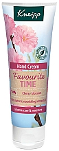 Düfte, Parfümerie und Kosmetik Intensiv pflegende und weichmachende Handcreme mit Kirschblüte - Kneipp Favourite Time Cherry Blossom Hand Cream