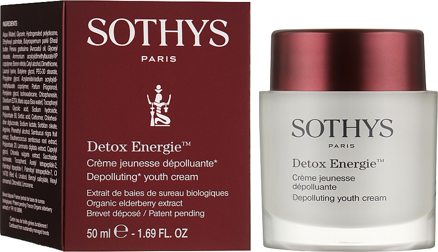 Verjüngende, energiespendende Detox-Gesichtscreme - Sothys Detox Energie Depolluting Youth Cream — Bild N2