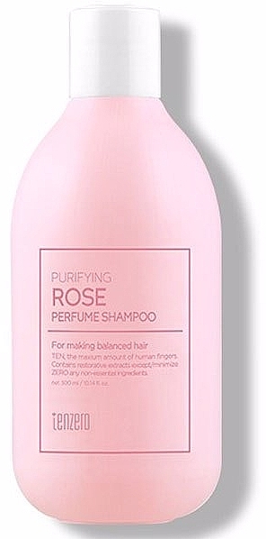 Klärendes Shampoo mit Rosenduft - Tenzero Purifying Rose Perfume Shampoo — Bild N1