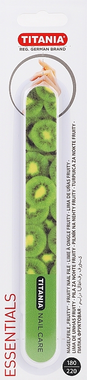 Nagelfeile Kiwi - Titania Nail File Fruity — Bild N1