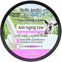 Düfte, Parfümerie und Kosmetik Nährende Anti-Aging Gesichtscreme mit Ziegenmilch - Belle Jardin Anti Aging Line Face Cream