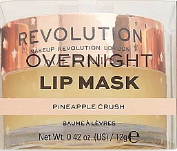 Lippenbalsam-Maske mit Ananassaft - Makeup Revolution Kiss Lip Balm Pineapple Crush — Bild N2