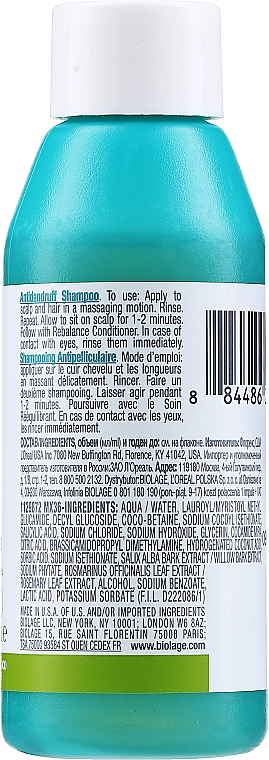 GESCHENK! Anti-Schuppen Shampoo für alle Kopfhauttypen - Biolage R.A.W. Rebalance Anti-Dandruff Shampoo (Mini) — Bild N2