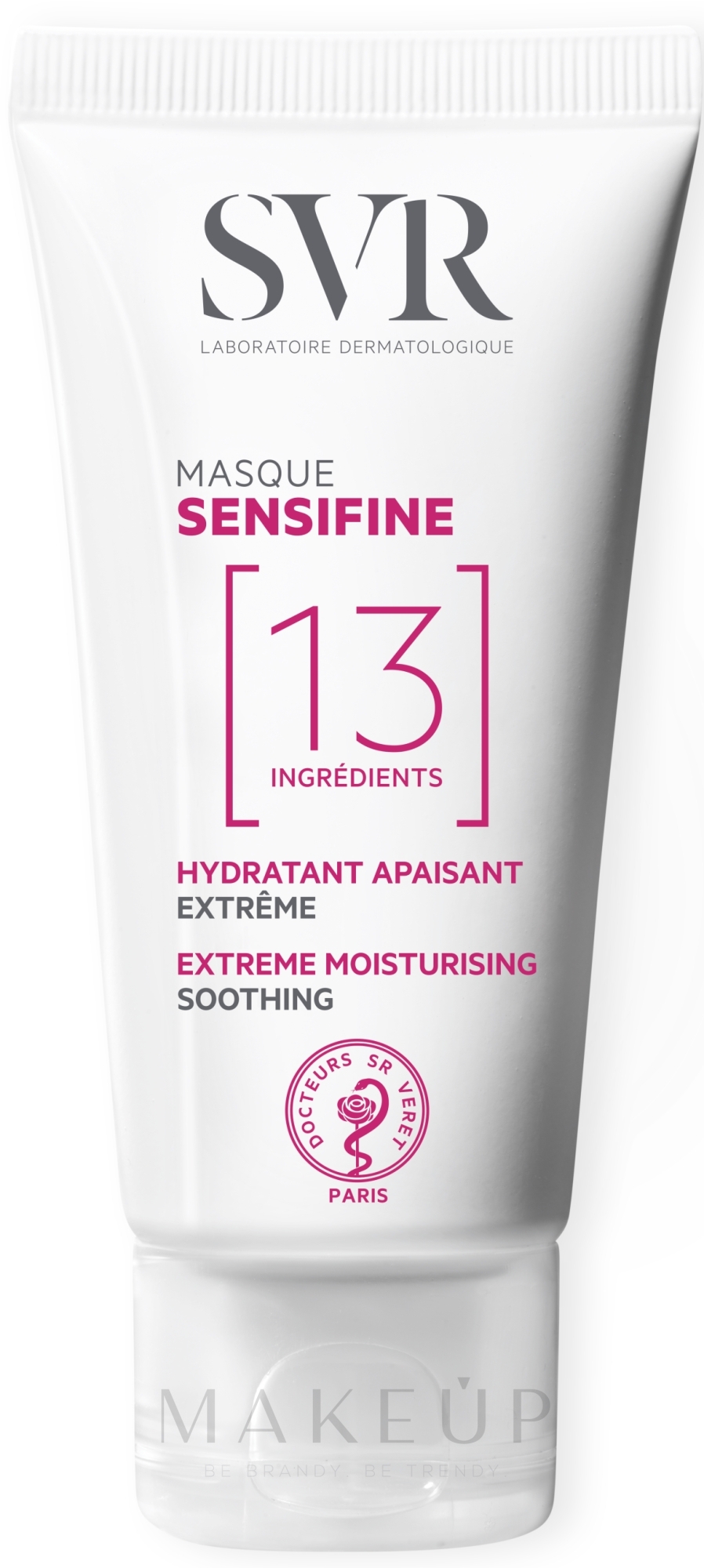 Feuchtigkeitsspendende und beruhigende Gesichtsmaske mit Nicianamid - SVR Sensifine Masque — Bild 50 ml
