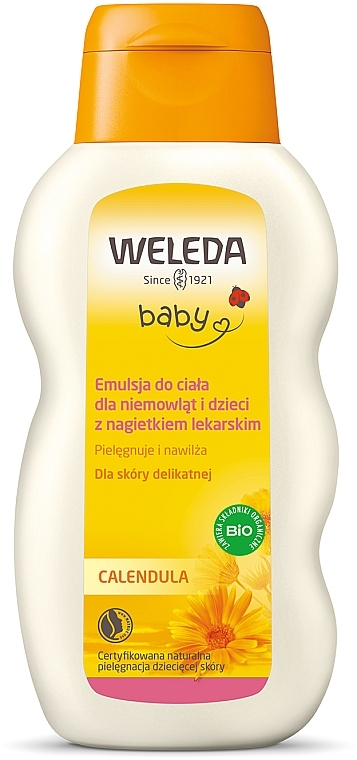 Feuchtigkeitsspendende Körperlotion mit Ringelblume für Kinder - Weleda Baby Calendula Body Lotion