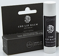 Düfte, Parfümerie und Kosmetik Lippenbalsam für Männer - Fam Drops Of Nature 60 mg CBD Lip Balm For Man