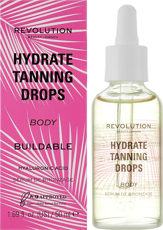 Bräunungstropfen für den Körper - Makeup Revolution Beauty Hydrate Tanning Drops Body — Bild N2