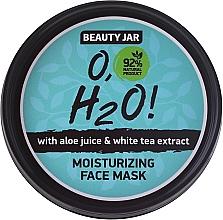 Düfte, Parfümerie und Kosmetik Gesichtsmaske mit Aloe Vera und weissem Tee - Beauty Jar O,H2O Moisturizing Face Mask