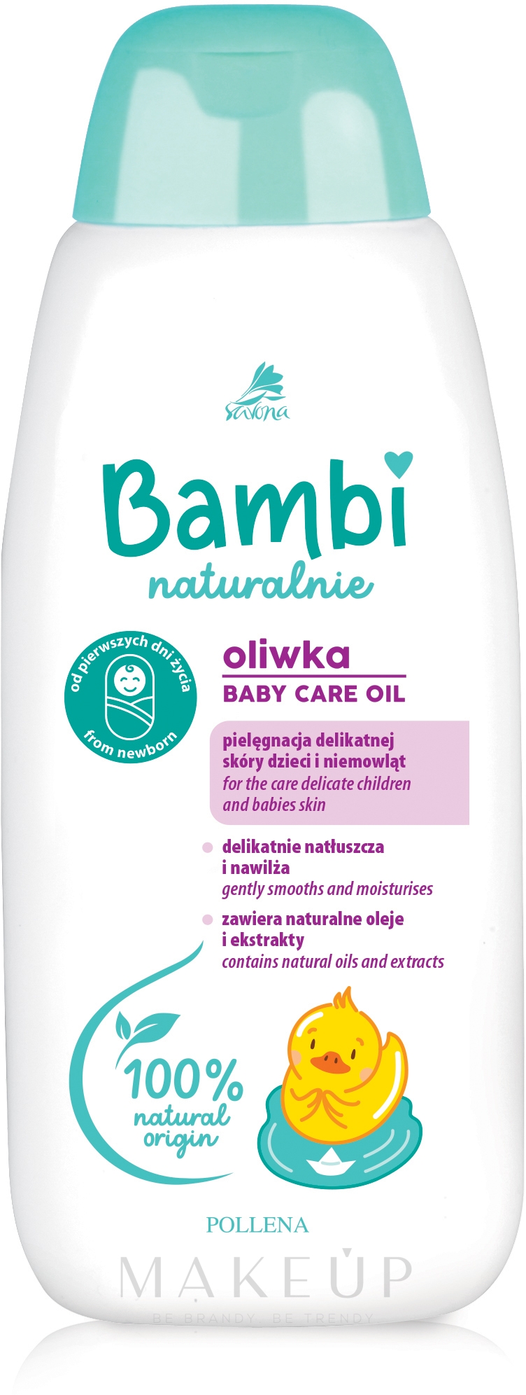 Körperöl für Babys - Pollena Savona Bambi Naturalnie — Bild 200 ml