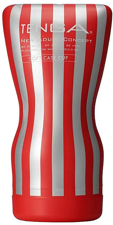 Einweg-Masturbator rot-grau - Tenga Soft Case Cup Medium — Bild N1