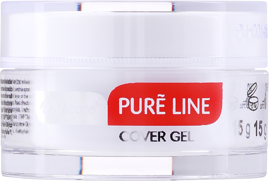 Aufbau-Nagelgel mit natürlicher Farbe - Silcare Pure Line Cover Gel — Bild N3