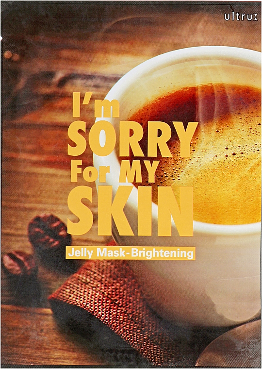 Aufhellende Tuchmaske mit Kirschblüten und Lotusextrakt - Ultru I'm Sorry For My Skin Jelly Mask Brightening — Bild N1