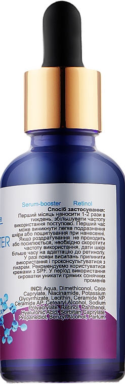 Booster-Serum mit Retinol 2% - H2Organic Serum-Booster Post-Acne Retinol 2% — Bild N2