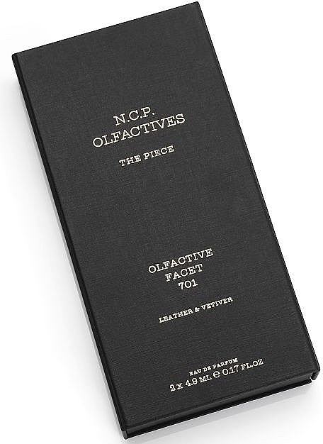 N.C.P. Olfactives Original Edition 701 Leather & Vetiver Silver - Eau de Parfum (Mini) (2x5ml) — Bild N2