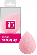 Düfte, Parfümerie und Kosmetik Schminkschwamm mittel rosa - Ilu Sponge Raindrop Medium Pink