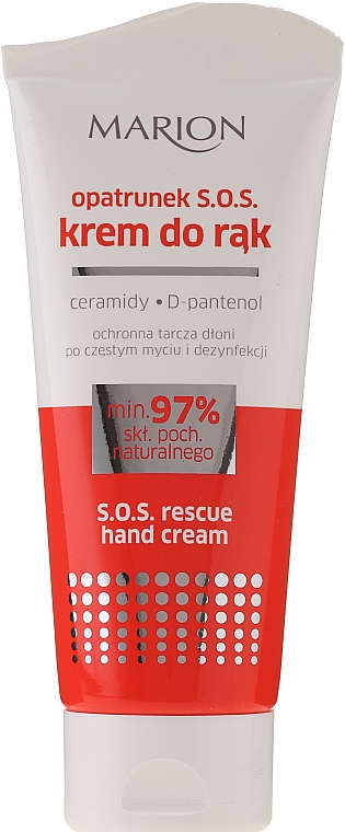 Rettungscreme für die Hände mit Ceramiden und D-Panthenol - Marion S.O.S Rescue Hand Cream — Bild N1