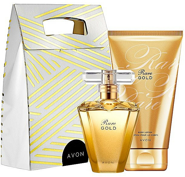 Avon Rare Gold - Duftset (Eau de Parfum 50ml + Körperlotion 150ml) — Bild N1
