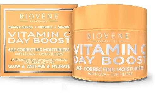 Feuchtigkeitsspendende Anti-Aging-Gesichtscreme mit Vitamin C - Biovene Vitamin C Day Boost Age-correcting Moisturizer — Bild N2